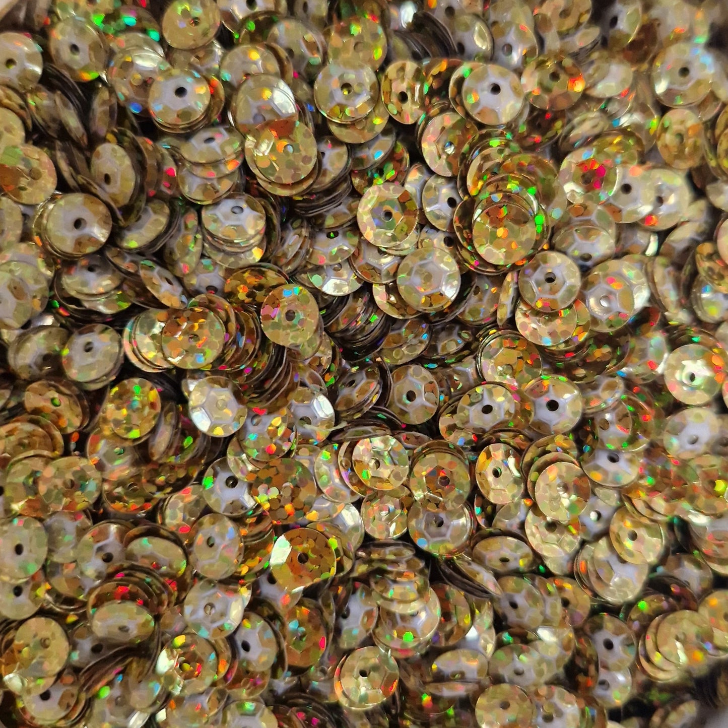 Pailletten Goud Hologram